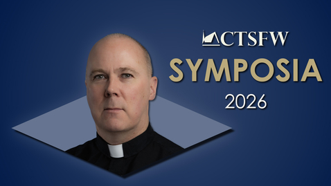 Thumbnail for Symposia 2026 — Baptism: A Christological Analogy — Dr. Cathal Doherty, SJ
