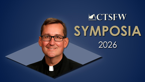 Thumbnail for Symposia 2026 — The Sacrament of Regeneration and Illumination: The Church Fathers on the Meaning and Significance of Baptism — Dr. Carl L. Beckwith