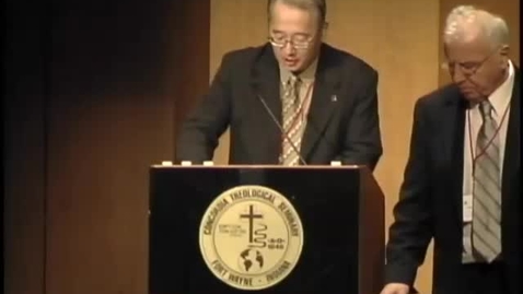 Thumbnail for Symposia 2011 - Walther and Missouri's Other Fathers - Video