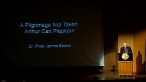 Thumbnail for A Pilgrimage not Taken: Arthur Carl Piepkorn
