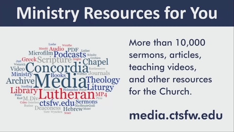 Thumbnail for Trinity as Doctrine on Which the Church Stands
