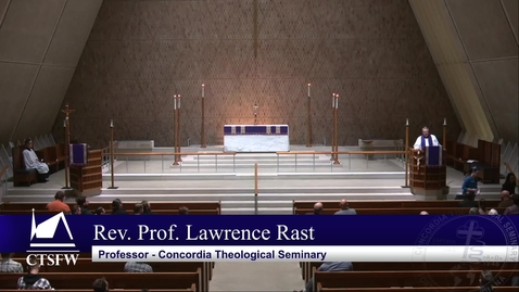 Thumbnail for Kramer Chapel Sermon - Friday, March 31, 2023