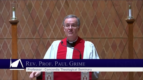 Thumbnail for Kramer Chapel Sermon - Monday, June 29, 2020