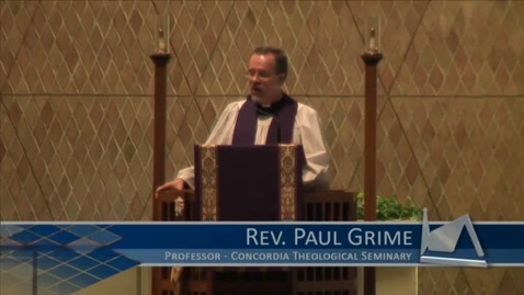 Thumbnail for Kramer Chapel Sermon - February 19, 2016