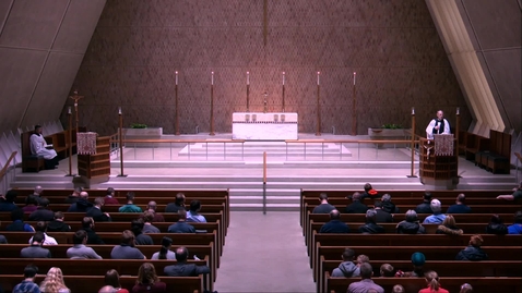 Thumbnail for Kramer Chapel Sermon - Monday, January 13, 2020