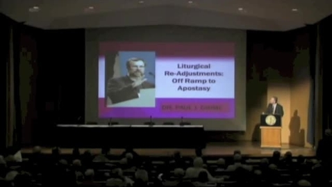 Thumbnail for Liturgical Re-Adjustments: Off Ramp to Apostasy?