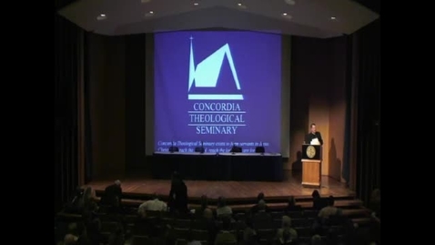 Thumbnail for 2014 Symposia - Lutheran Distinctives as Theological Substitutes