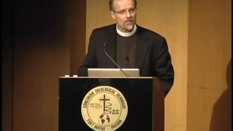 Thumbnail for entry Symposia 2011 - Walther and the Revival of Confessional Lutheranism - Video