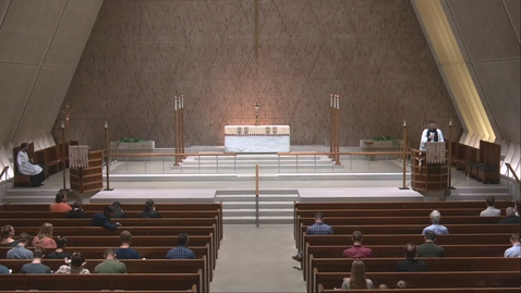 Thumbnail for Kramer Chapel Sermon - Friday, May 12, 2023