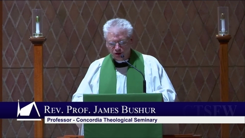 Thumbnail for Kramer Chapel Sermon - Tuesday, January 28, 2020