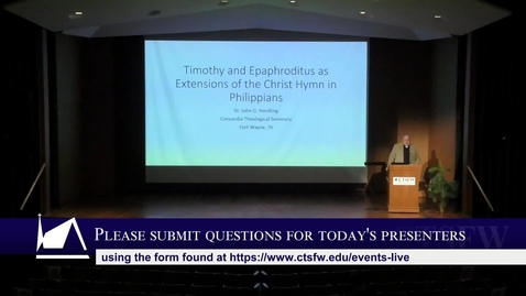 Thumbnail for Timothy and Epaphroditus as Extensions of the Christ Hymn in Philippians