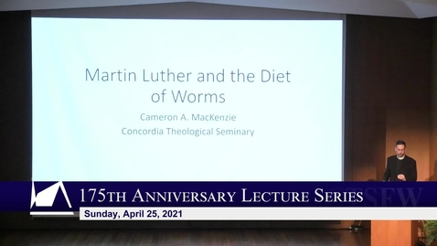 Thumbnail for entry 175th Anniversary Lecture - Rev. Dr. Cameron MacKenzie