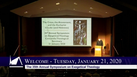 Thumbnail for The Cross, the Atonement, and the Eucharist in Luke and Hebrews