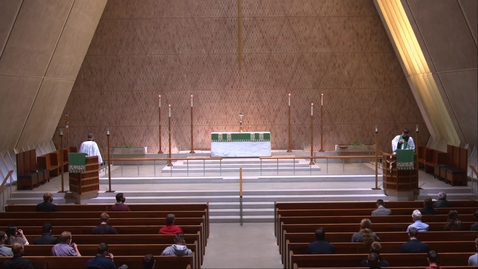 Thumbnail for Kramer Chapel Sermon - Thursday, October 08, 2020