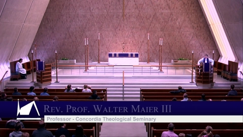 Thumbnail for Kramer Chapel Sermon - Thursday, February 27, 2020