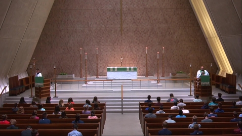 Thumbnail for Kramer Chapel Sermon - Wednesday, July 29, 2020