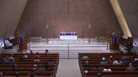 Thumbnail for Kramer Chapel Sermon - Friday, April 01, 2022