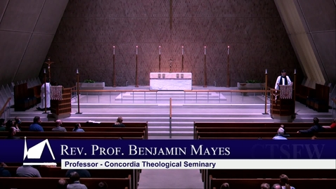 Thumbnail for Kramer Chapel Sermon - Tuesday, February 25, 2020