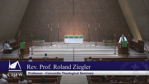 Thumbnail for Kramer Chapel Sermon - Thursday, January 11, 2024