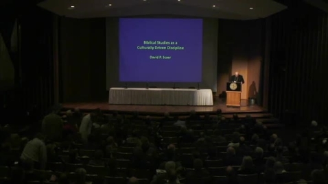 Thumbnail for 2015 Symposia Biblical Studies as Culturally Driven Discipline