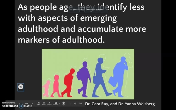 EAMMi an Adult Yet?: The Relationship Between Features of Emerging ...