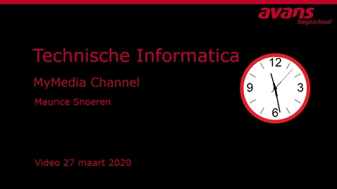 Thumbnail for entry General - MyMedia Channel Technische Informatica - 2020
