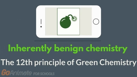Thumbnail for entry Inherently benign chemistry - The 12th principle of Green Chemistry