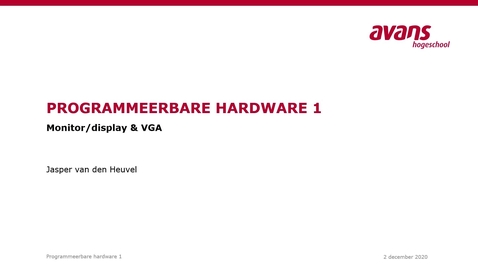 Thumbnail for entry 5.1 Monitor- display &amp; VGA