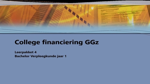 Thumbnail for entry College Financiering GGz