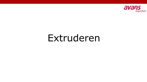 Thumbnail for entry Extruderen