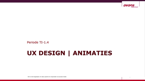 Thumbnail for entry TI-1.4  UXD - Animaties