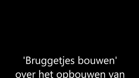 Thumbnail for gastdocenten 'bruggetjes bouwen'