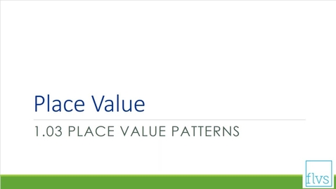 Thumbnail for Gr 4 Math - Place Value
