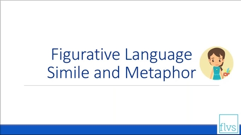 Thumbnail for Figurative Language Simile and Metaphor