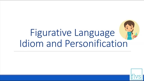 Thumbnail for Figurative Language Idiom and Personification