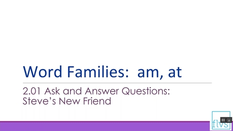 Thumbnail for Word Families: am, at