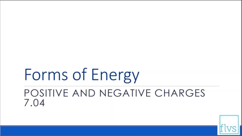 Thumbnail for Positive and Negative Charges