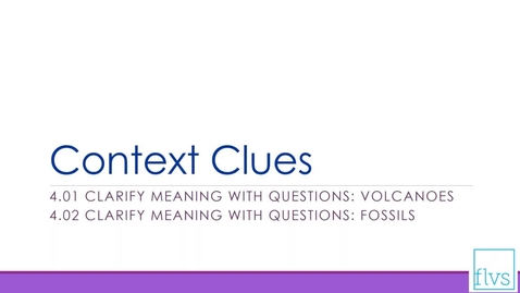 Thumbnail for Context Clues