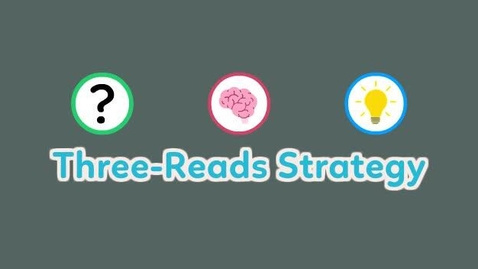 Thumbnail for Three-Reads Strategy