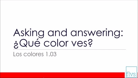 Thumbnail for entry Asking and answering: What color do you see?