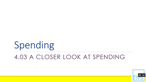 Thumbnail for Spending