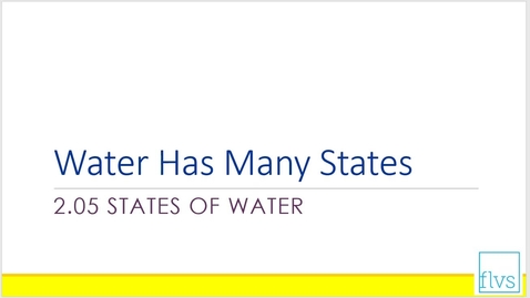 Thumbnail for Many States of Water