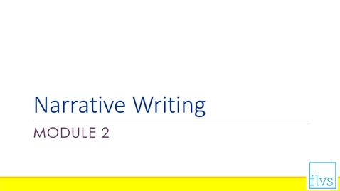 Thumbnail for Narrative Writing