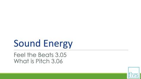 Thumbnail for Sound Energy
