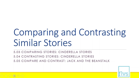 Thumbnail for Comparing and Contrasting Two Different Stories