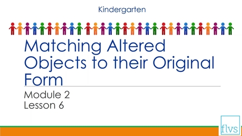 Thumbnail for Matching Altered Objects to their Original Form