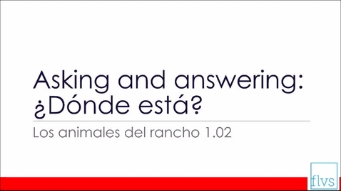 Thumbnail for Asking and Answering: Where is it? I don't know.