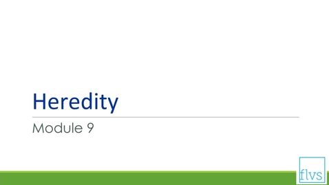 Thumbnail for Heredity Vocabulary