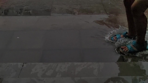 Thumbnail for Hopping in a puddle