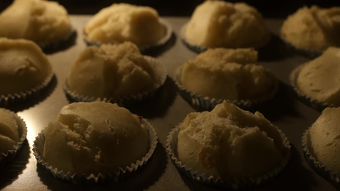 Thumbnail for Muffins baking in the oven
